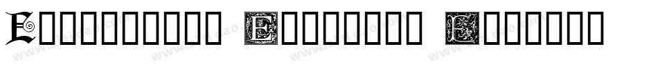 Ornamental Initials J字体转换